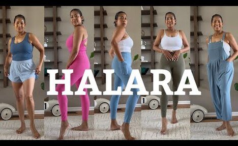 HALARA butt Lifting Tummy Control leggings vlog |Try-On | 5&rsquo;2&rdquo; Curvy Fit