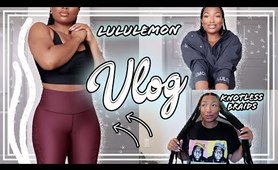 YouTube video clothing haul | MY FIRST PAIR OF LULULEMON LEGGINGS! TRY-ON HAUL + HOW I KEEP MY KNOTLESS BRAIDS FRIZZ-FREE!