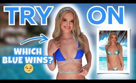 Blue  tankini Try On Haul | That&rsquo;s Just TOO WOW!