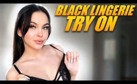 Emma Kitten black Lingerie Set | Try-On Haul