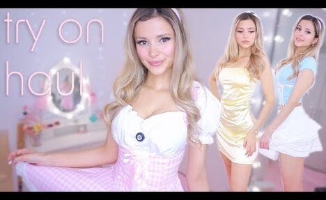 mini dresses & high heels ♡ holly try on haul