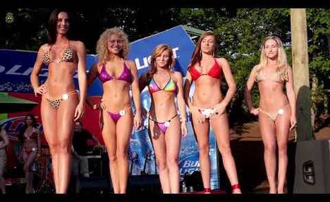 string bikini Fashion Show 2025