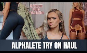 ALPHALETE ALPHALUX FORCE COLLECTION CLOTHING TRY ON HAUL & REVIEW | Leggings & activewear