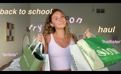 back to school try-on haul