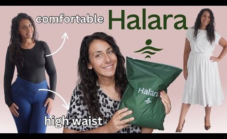 huge HALARA TRY ON! HONEST vlog TRYING THEM FOR THE FIRST TIME! Jeans,Leggings ,Dresses..and more!