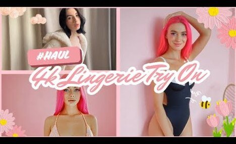 Melissaober |  4k Lingerie Try On Haul tape ✨