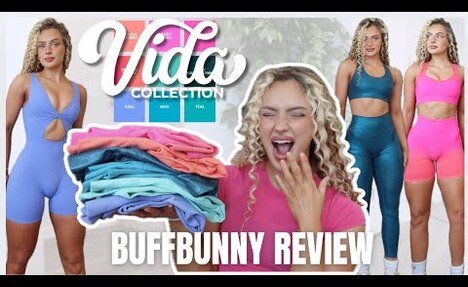 BUFFBUNNY VIDA X TERESA COLLECTION *honest in depth* try on haul & vlog, v back seamless? ombre?