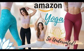 AFFORDABLE AMAZON LEGGINGS TRY ON HAUL REVIEW! AMAZON YOGA ACTIVEWEAR ESSENTIALS & MUST HAVES!