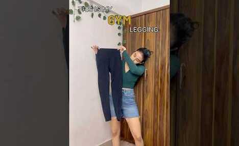 Styling my sportswear legging :) #gymwear #legging #shorts #youtubeshorts