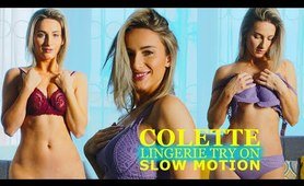 Colette Cinematic underwear Try On Haul Slow Motion and Close Up collection | Cara Mell