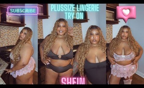Plus-size Lingerie try on haul! Shein plus-size lingerie try on!