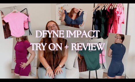 Stunning Leggings Try-On Haul: DFYNE Impact Collection Review