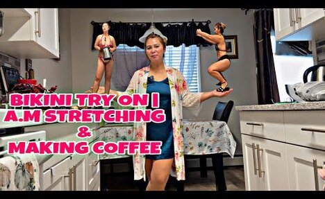 Fun Bikini Try-On Haul & Morning Stretch Routine!