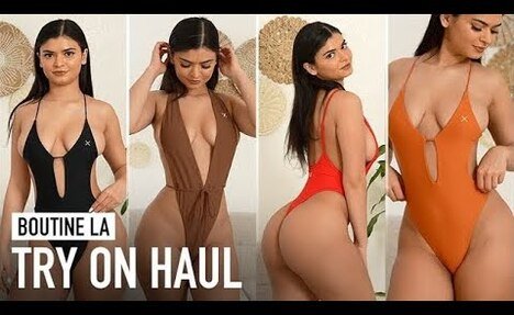 Stunning Boutin LA One-Piece Swimsuit Try-On Haul ✨