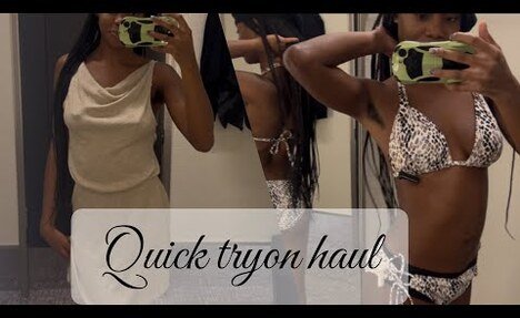 Trendy Bikini Try-On Haul: Dive Into Beachwear Bliss!