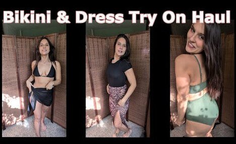 Sunny Vibes: Bikini & Sundress Try-On Haul with Ema!
