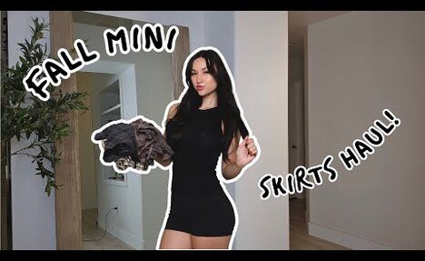 Fall Mini Skirts Try-On Haul &ndash; Transform Your Autumn Wardrobe!