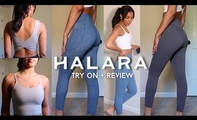 HALARA tights TRY ON HAUL & try on | AFFORDABLE activewear | PLUS DISCOUNT CODE!