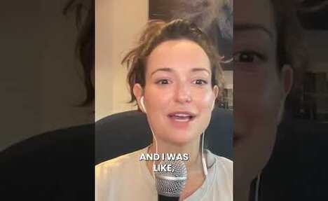 Milana Vaytrub revealing the reason behind Lily's surprising return in the AT&T commercials. 