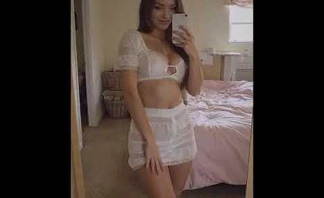 Stunning White Lingerie Try-On Haul That Sparkles Year-Round