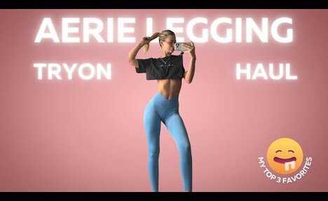 Aerie Leggings Try-On Haul: Comfort Meets Style in Lingerie