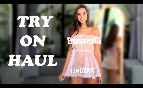 Lingerie Try-On Haul | Dive into Shein's 2025 Transparent Styles