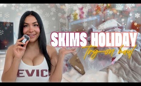 Stunning Skims Holiday Lingerie Try-On Haul