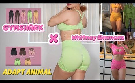 Try-On Haul: GYMSHARK X WHITNEY SIMMONS Adapt Animal Lingerie