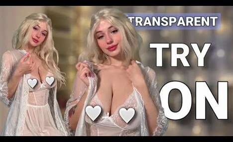Stunning Sheer Lingerie Try-On Haul | Transparent Trends 2024