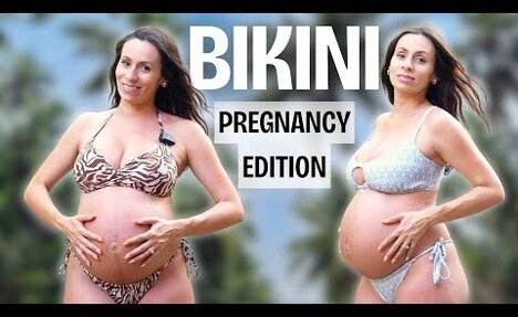 Trendy Bikini Try-On Haul: Calzedonia Styles for My Babymoon! ?