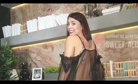 Sheer Elegance: Thong Try-On Haul Featuring Sweet Alise