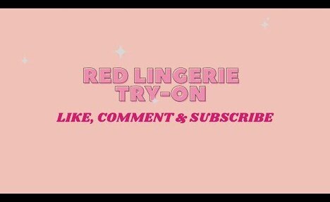 Bold & Daring Red Lace Lingerie Try-On Haul | Bikini Vibes