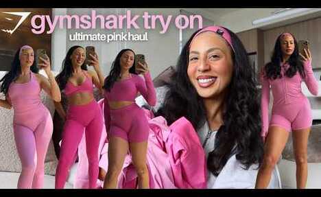 Pink Power Unleashed: Gymshark Try-On Haul for Every Workout