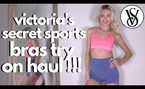 Ultimate Sports Bra Try-On Haul | Victoria's Secret