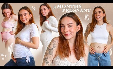 Chic Maternity Try-On Haul - 3 Months Pregnant in Style! ?✨