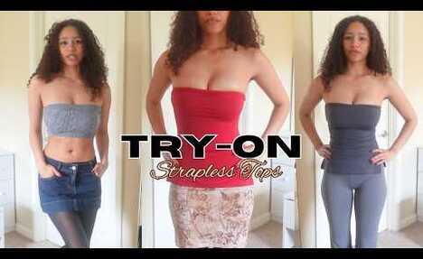Bold Strapless Styles Try-On Haul | Must-Have Lingerie Looks