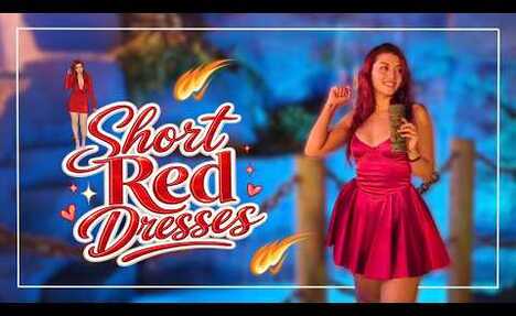 Sizzling SHORT RED Dresses Try-On Haul ❤️ | Classy & Chic Styles