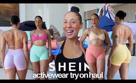 Stunning SHEIN Activewear Try-On Haul | Affordable Fitness Fashion