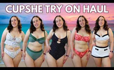 Stunning Bikini Try-On Haul | Cupshe Swimwear Review for Midsize Bodies
