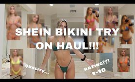 SHEIN bikini TRY ON HAUL!! | HONEST REVIEW...