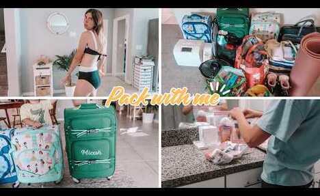 PACK WITH ME FOR ENGLEWOOD BEACH! | Summer outfits + Swimsuit try-on | Mom of 3