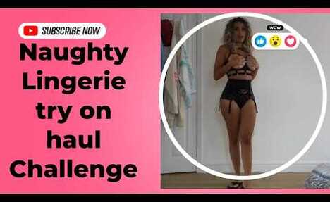 Stunning Lingerie Try-On Haul Challenge that Will Inspire Confidence
