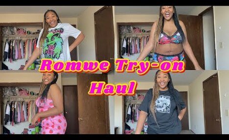 Vibrant Romwe Try-On Haul: Trendy Tees & Gorgeous Lingerie!