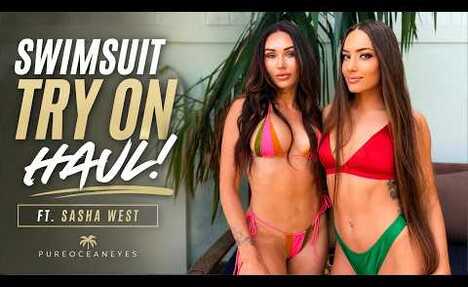 Sizzling Summer Swimsuit Try-On Haul with PureOceanEyes & Sasha West