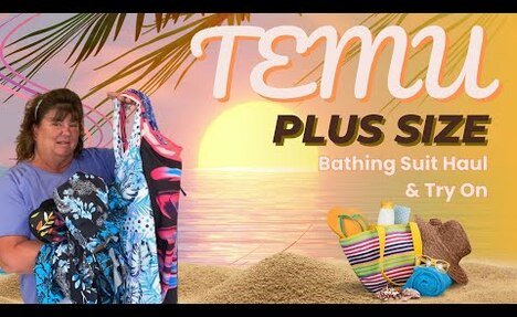 Temu Plus Size Bathing Suit Try-On Haul: Flattering Designs for You