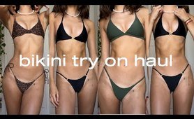 two piece bathing suit try-on haul!