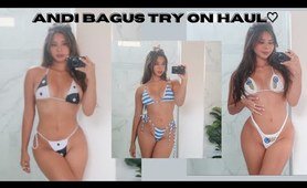 ANDI BAGUS MICRO BIKINIS TRY ON HAUL | TIANA MUSARRA