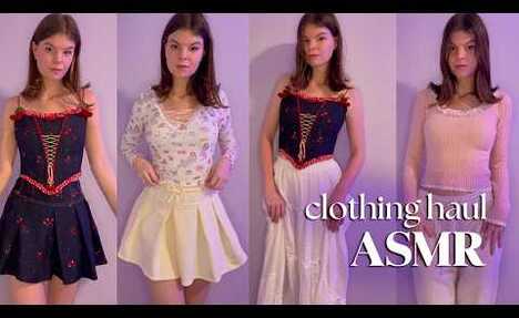 Cozy Lingerie Try-On Haul with Relaxing ASMR Sounds