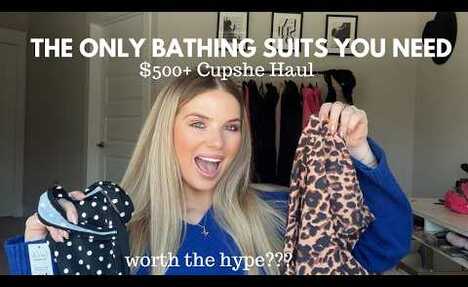 Cupshe Bikini Try-On Haul | Affordable Swimsuits for Summer Fun