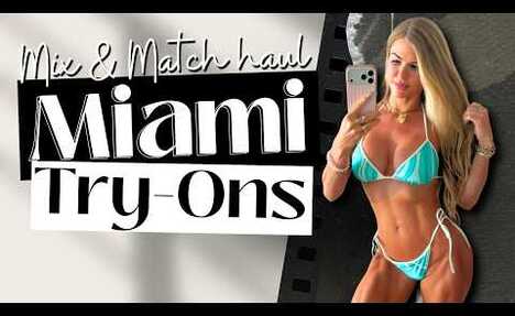 Vibrant Bikini Try-On Haul: Get Ready for Miami Vibes!